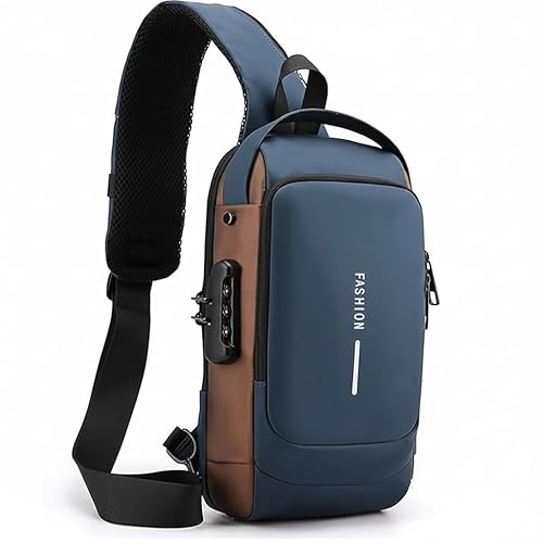 Anti-theft sling bag with a USB charging port