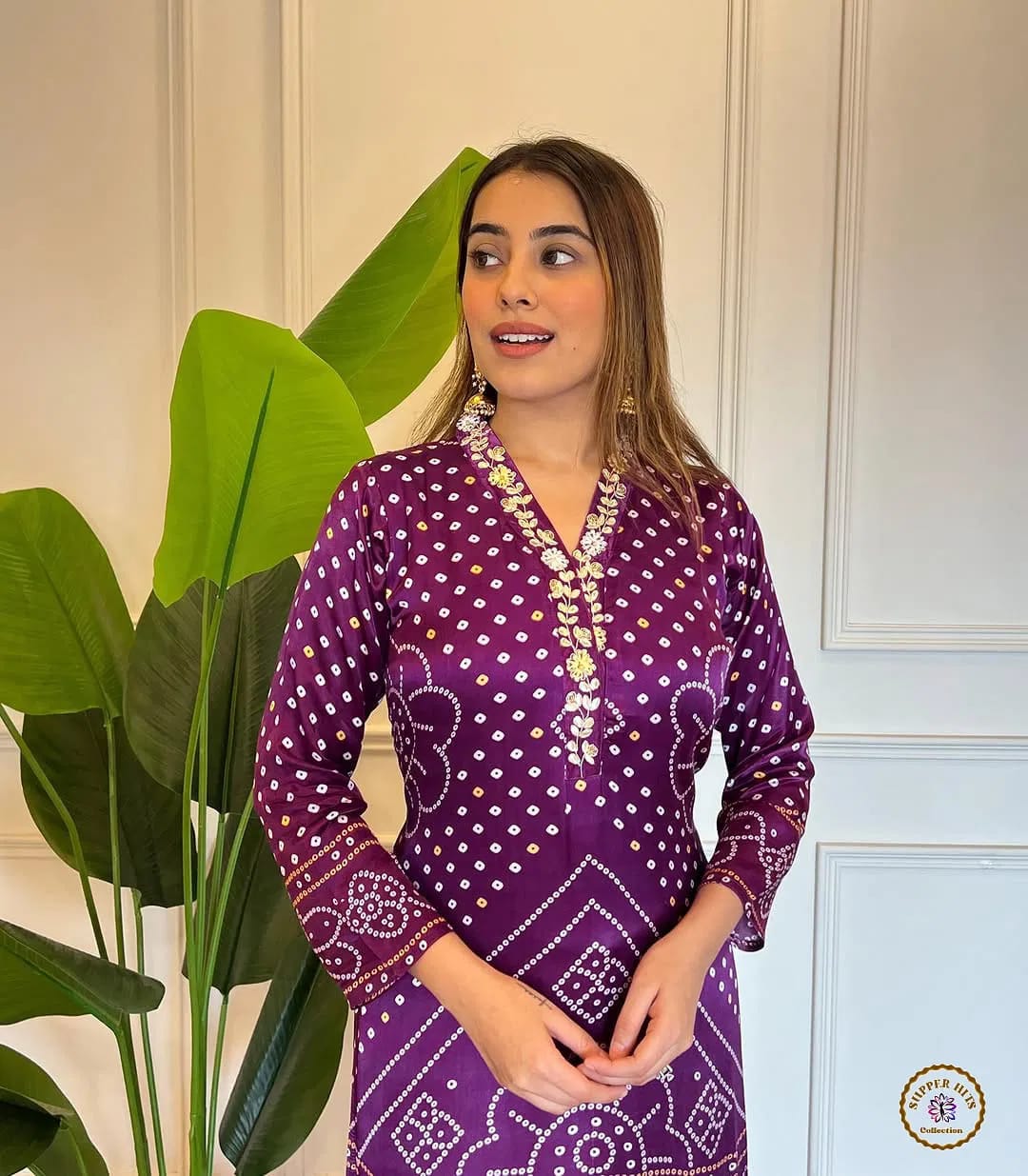 Viscose Print With Embroidery Kurti Bottom With Dupatta