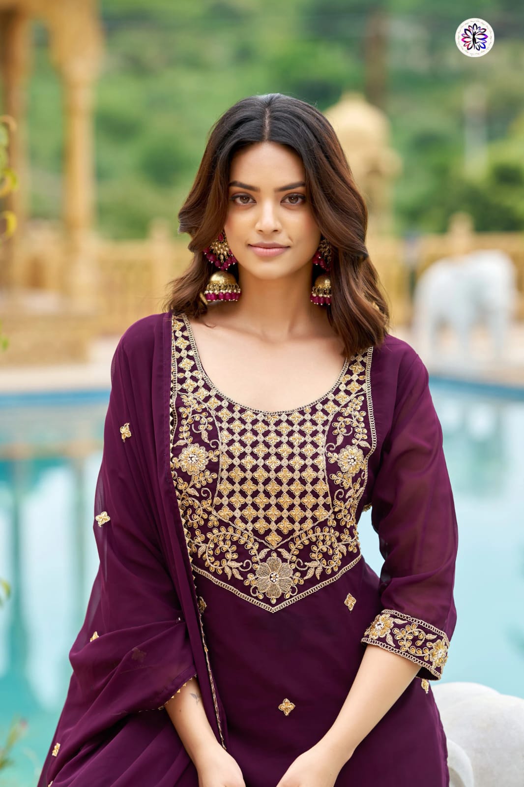 Faux Georgette Designer Readymade Collection